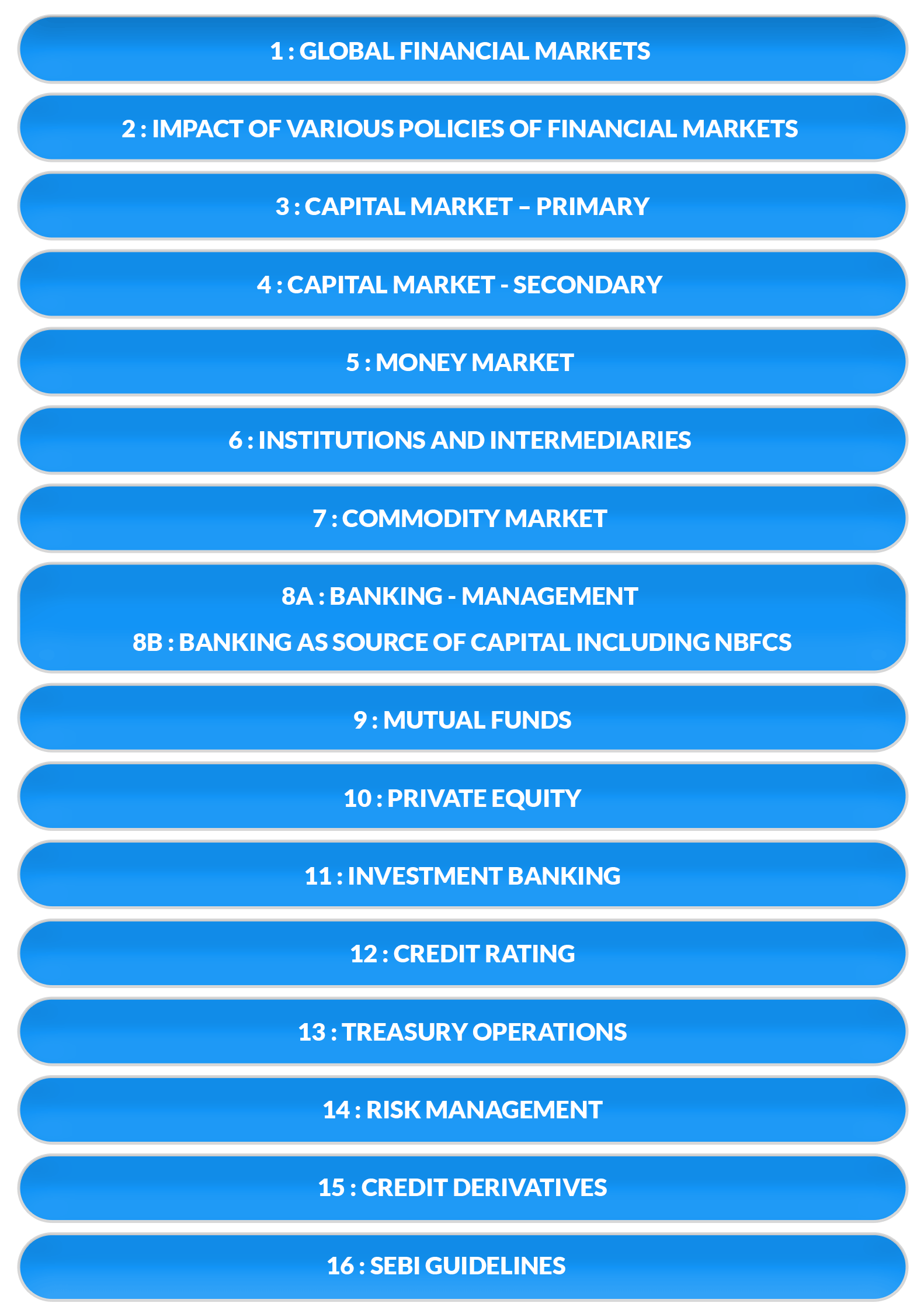 Financial Services and Capital Markets: CA Final Elective Papers Syllabus Overview