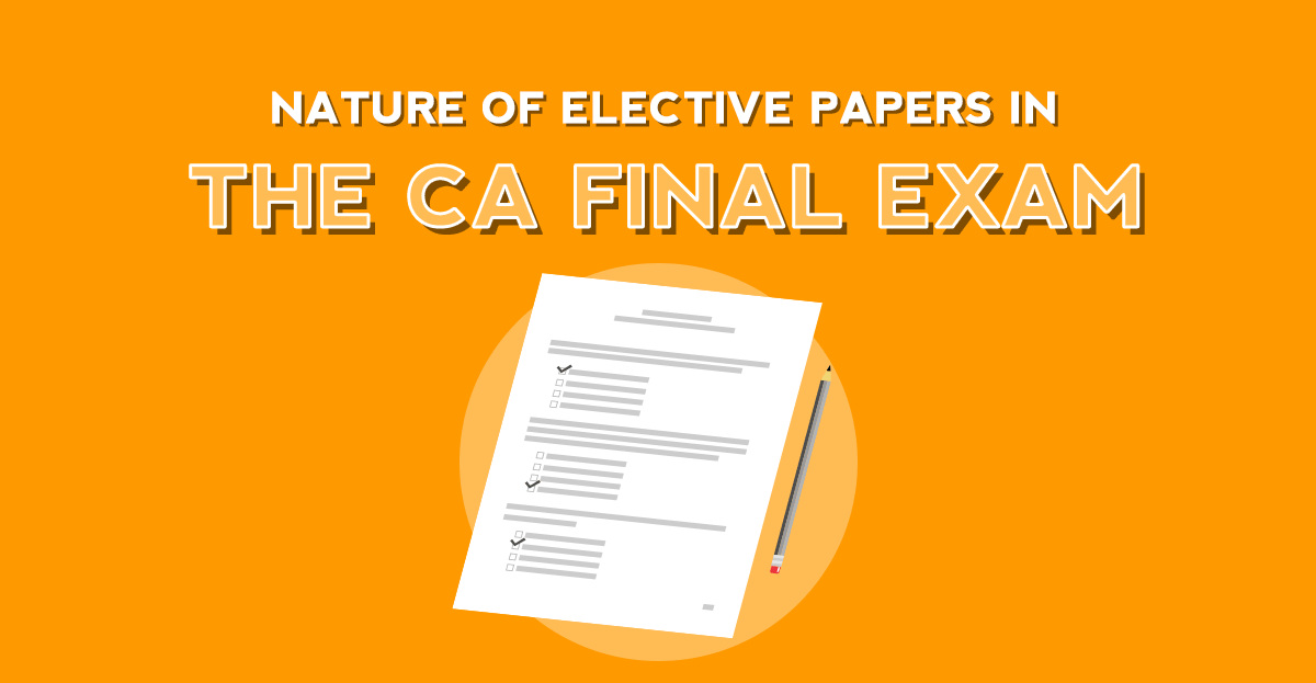 What are the CA Final Elective Papers?